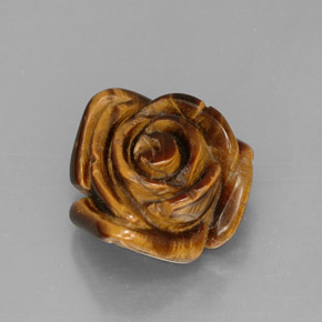 13.03克拉天然多色Tiger's Eye，异形，16.1×15.8毫米，不透明