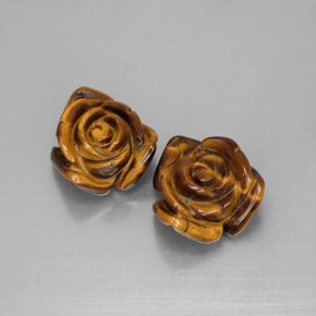 克拉天然虎眼石，异形，不透明