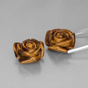 克拉天然虎眼石，异形，不透明