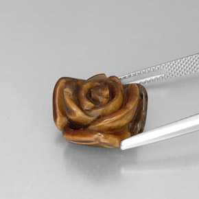 10.71克拉天然虎眼石，异形，不透明