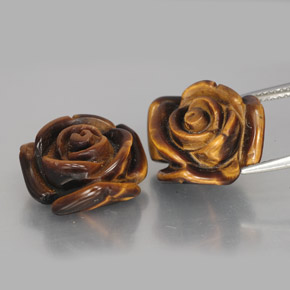 克拉天然虎眼石，异形，不透明