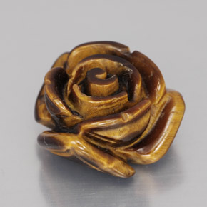 11.90克拉天然棕色Tiger's Eye，异形，15.4×15毫米，不透明
