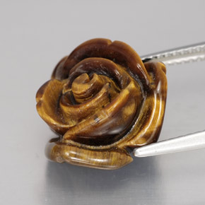 11.11克拉天然虎眼石，异形，不透明