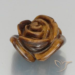 12.31克拉天然虎眼石，花式切割，不透明