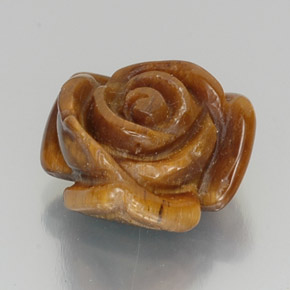 9.87克拉天然虎眼石，异形，不透明