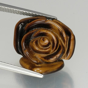 11.57克拉天然虎眼石，异形，不透明