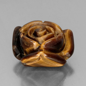 11.74克拉天然棕色Tiger's Eye，异形，15.7×15毫米，不透明