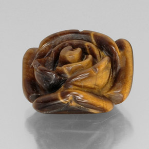 12.46克拉天然虎眼石，异形，不透明