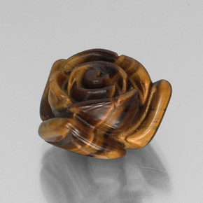 13.31克拉天然棕色Tiger's Eye，异形，16.2×15.6毫米，不透明