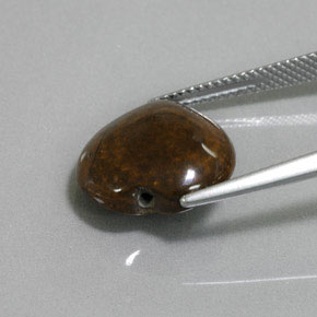 8.40克拉天然虎眼石，心形，不透明