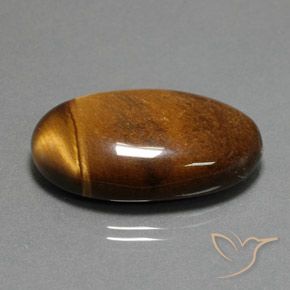 34.98克拉天然虎眼石，椭圆形，不透明