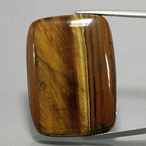 47.03克拉天然虎眼石，垫形剪裁，不透明