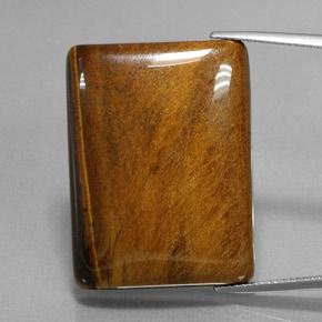 59.06克拉天然虎眼石，狭长方形，不透明