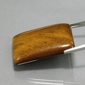 59.06克拉天然虎眼石，狭长方形，不透明