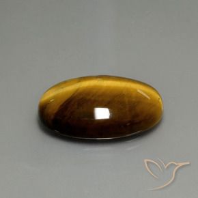 20.09克拉天然虎眼石，椭圆形，不透明
