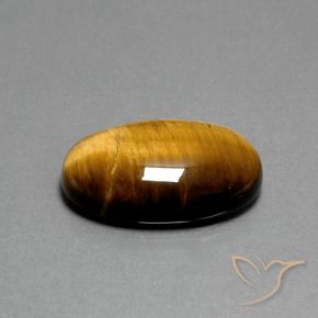 20.82克拉天然虎眼石，椭圆形，不透明