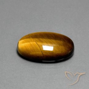 20.73克拉天然虎眼石，椭圆形，不透明