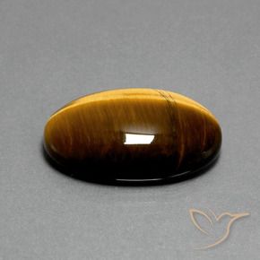 19.68克拉天然虎眼石，椭圆形，不透明