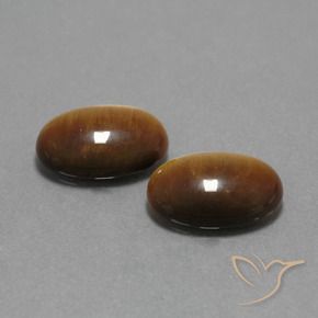 9.13克拉天然虎眼石，椭圆形，不透明
