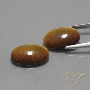 9.13克拉天然虎眼石，椭圆形，不透明