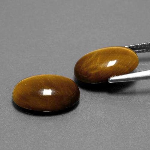 8.94克拉天然虎眼石，椭圆形切割，不透明