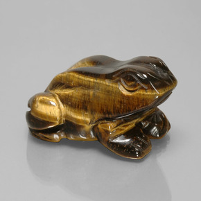 284.94克拉天然棕色Tiger's Eye，异形，47.8×39毫米，不透明