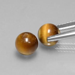 克拉天然虎眼石，球形，不透明