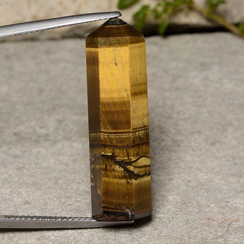 21.64ct 天然 暖棕 虎眼石, 花式切割, 不透明