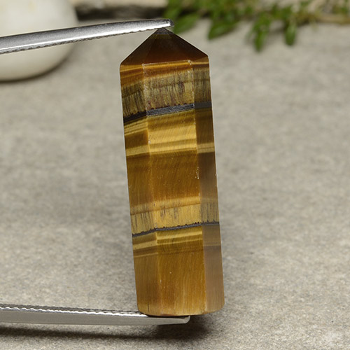 21.18克拉天然虎眼石，异形，不透明