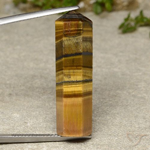 21.50ct 天然 中褐色 虎眼石, 花式切割, 不透明