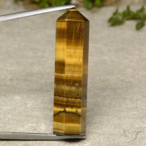 23.11ct 天然 金棕色 虎眼石, 花式切割, 不透明