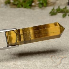 23.11克拉天然虎眼石，花式切割，不透明