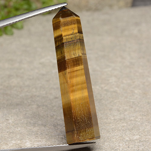 19.17克拉天然虎眼石，异形，不透明