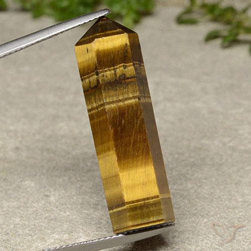 21.13ct 天然 金棕色 虎眼石, 花式切割, 不透明