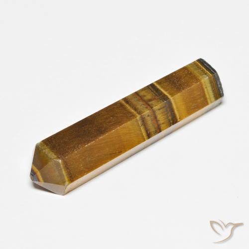 19.10ct 天然 浅棕色 虎眼石, 花式切割, 不透明