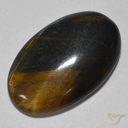 14.26ct 天然 金棕色 虎眼石, 椭圆形, 不透明