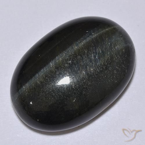 20.77ct 天然 金棕色 虎眼石, 椭圆形, 不透明