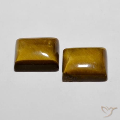 12.50克拉天然虎眼石，狭长方形，不透明