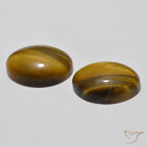 7.87克拉天然虎眼石，椭圆形，不透明