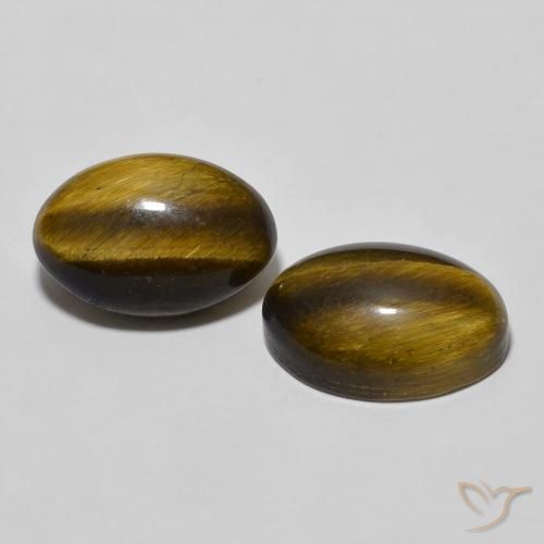 7.95克拉天然虎眼石，椭圆形，不透明