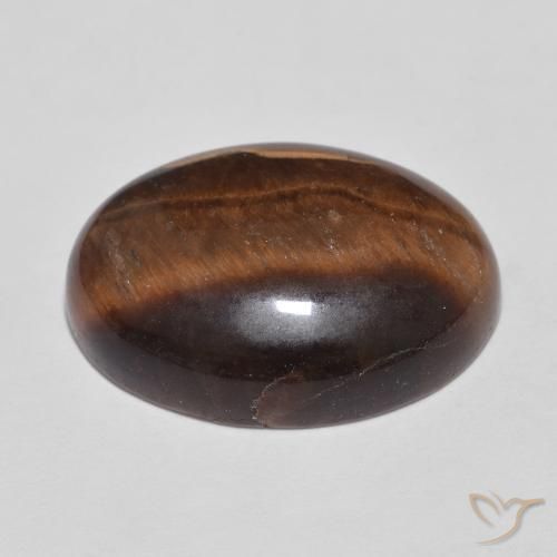 10.70克拉天然虎眼石，椭圆形，不透明