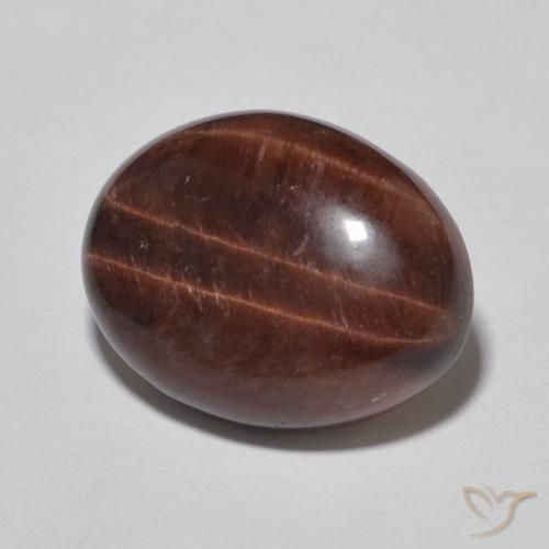 7.73克拉天然虎眼石，椭圆形，不透明