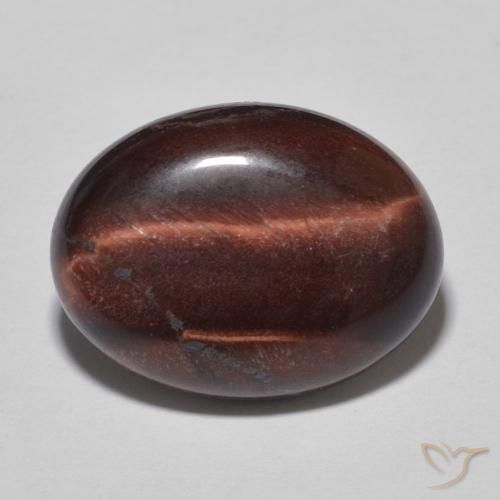 7.98克拉天然虎眼石，椭圆形，不透明