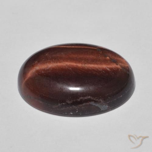 7.98克拉天然虎眼石，椭圆形，不透明
