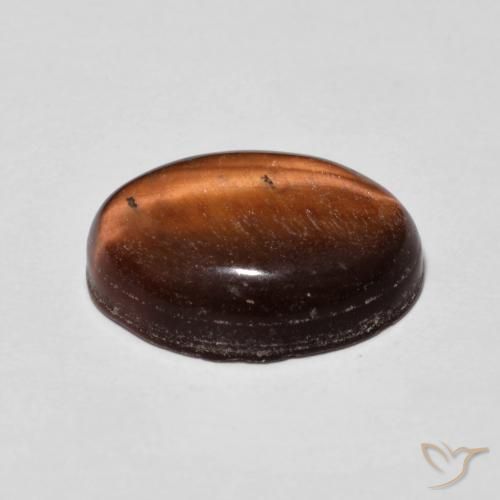 5.42克拉天然虎眼石，椭圆形，不透明