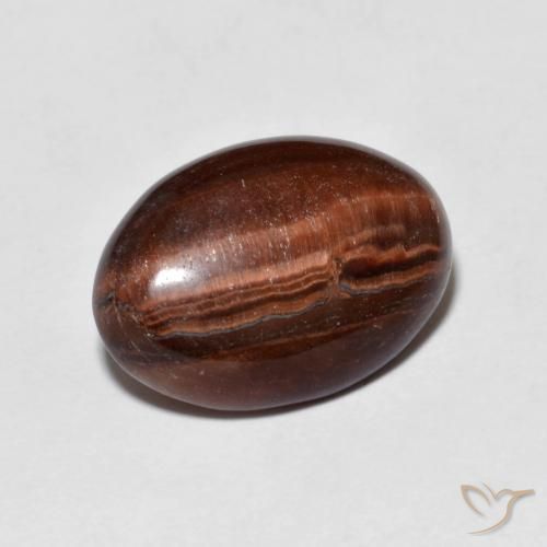 4.59克拉天然虎眼石，椭圆形，不透明
