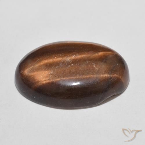 9.80克拉天然虎眼石，椭圆形，不透明