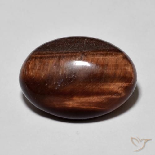 9.88ct 天然 姜饼布朗 虎眼石, 椭圆形, 不透明
