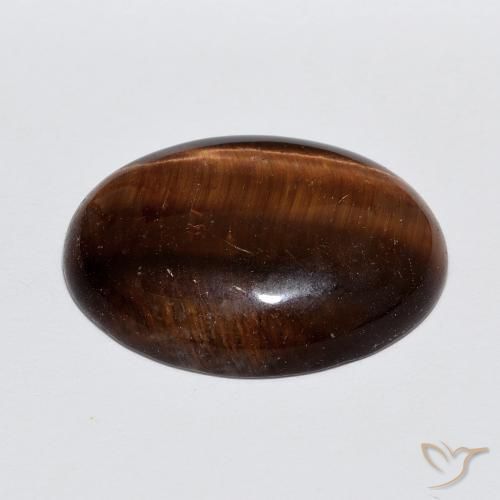 8.89克拉天然虎眼石，椭圆形，不透明