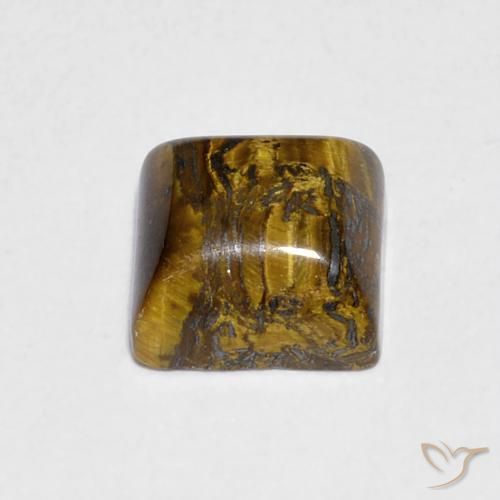 1.36克拉天然虎眼石，正方形，不透明